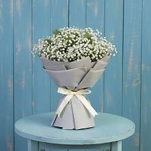 Букет цветов из:  Гипсофила в Большегривском