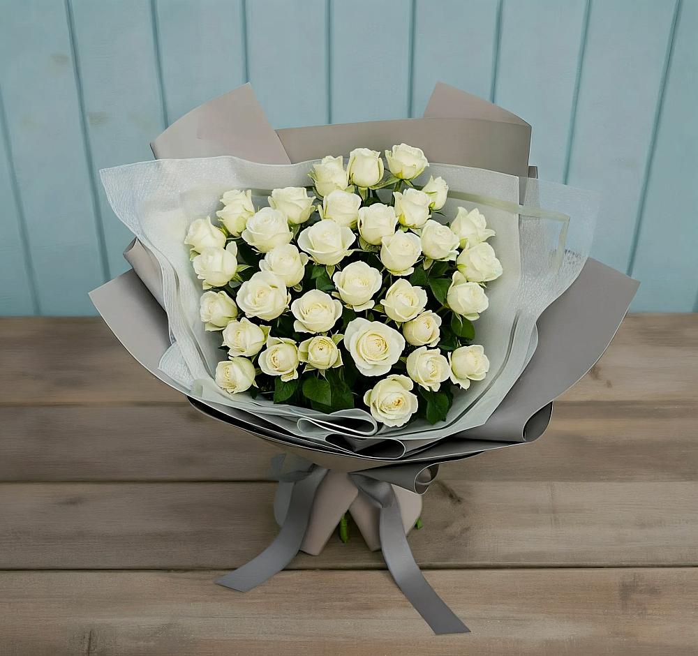 Букет Белоснежная нежность в Большегривском