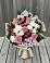Букет цветов из: Альстромерии, Гвоздики, Розы и Хризантемы в Большегривском