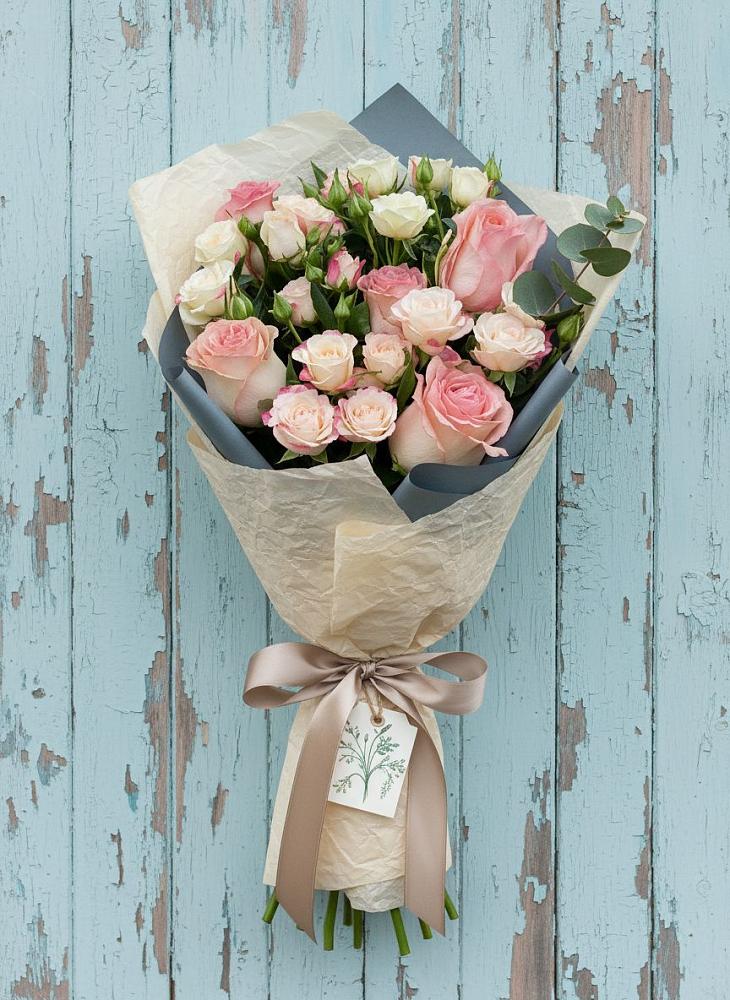 Букет цветов из: Розы в Большегривском