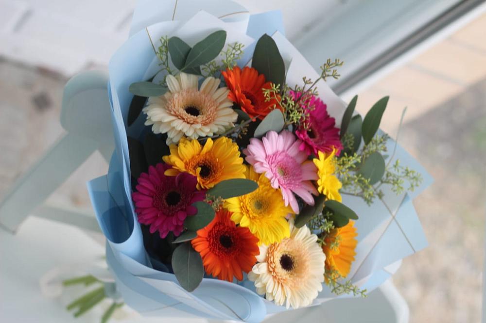 Букет цветов из: Герберы в Большегривском