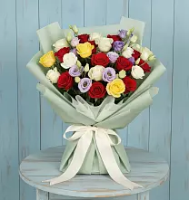 Букет цветов из:  Розы в Большегривском