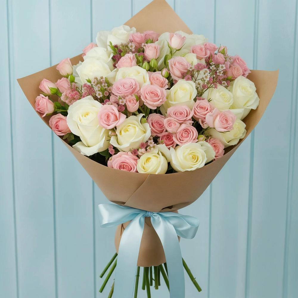 Букет цветов из: Розы в Большегривском