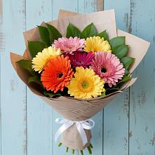 Букет цветов из:  Герберы в Большегривском