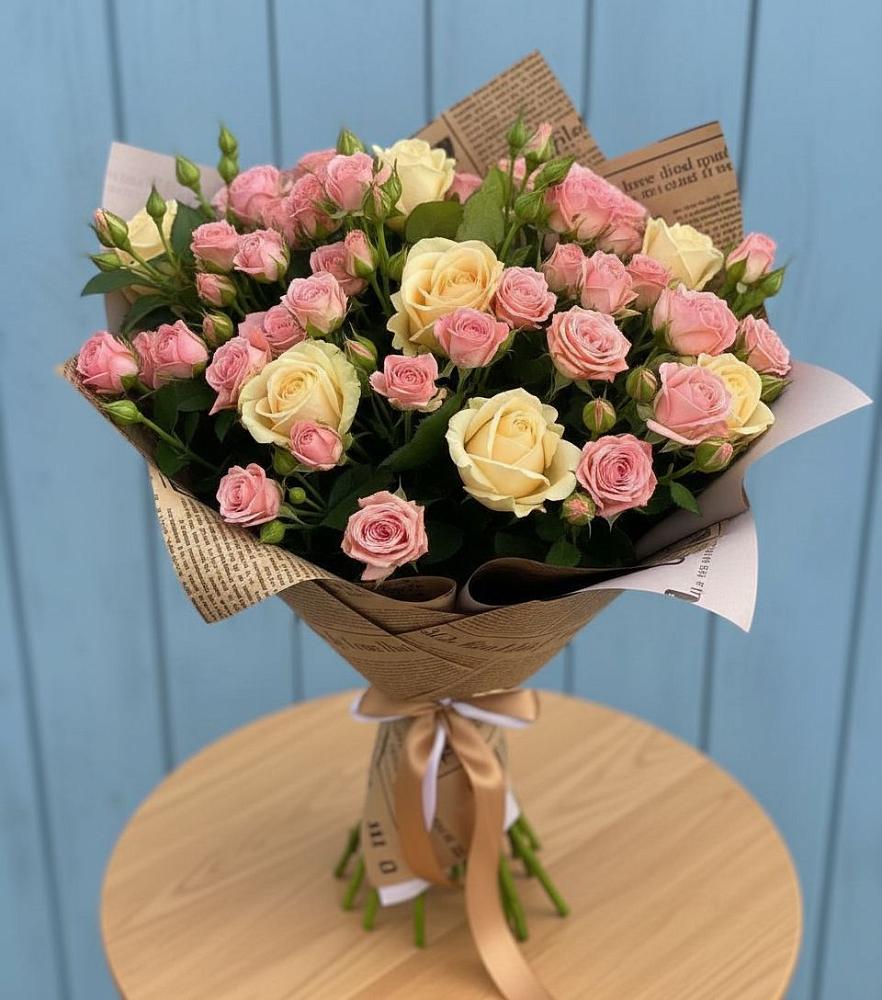 Букет цветов из: Розы в Большегривском