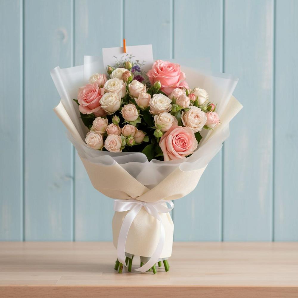 Букет цветов из: Розы в Большегривском