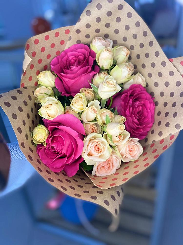 Букет цветов из: Розы в Большегривском