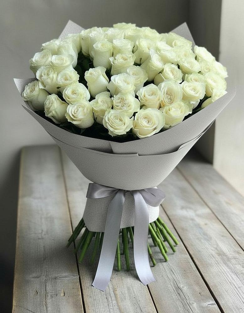 Букет 35 Белых роз в Большегривском