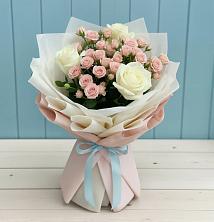 Букет цветов из:  Розы в Большегривском