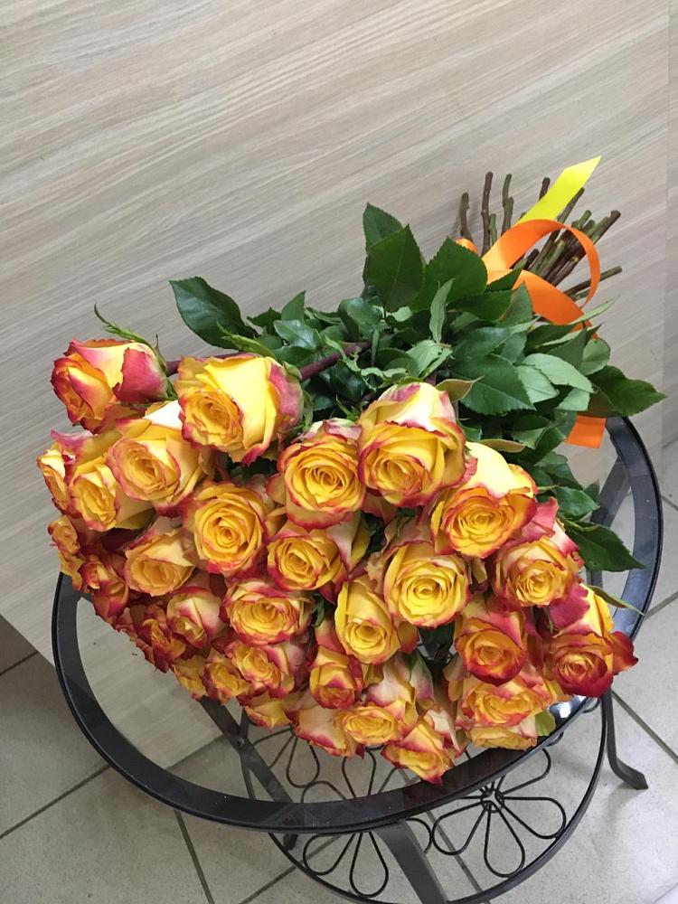 Букет Желтые розы в Большегривском