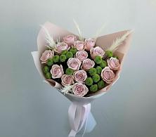 Букет цветов из:  Розы и Хризантемы в Большегривском