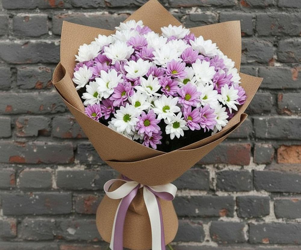 Букет цветов из: Хризантемы в Большегривском