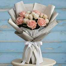 Букет цветов из:  Розы #REPLACE_PRED# Большегривском