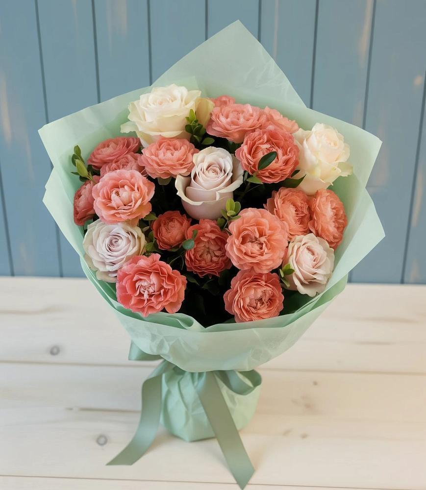 Букет цветов из: Розы в Большегривском