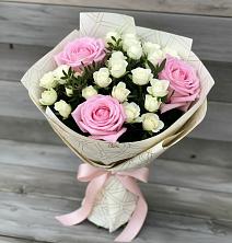 Букет цветов из:  Розы в Большегривском