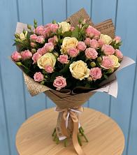 Букет цветов из:  Розы в Большегривском
