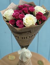 Букет цветов из:  Розы в Большегривском