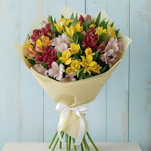 Букет цветов из:  Альстромерии #REPLACE_PRED# Большегривском