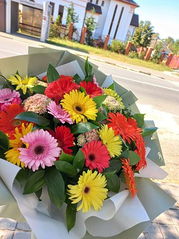 Букет цветов из: Герберы в Большегривском