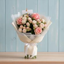 Букет цветов из:  Розы в Большегривском