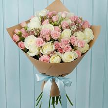Букет цветов из:  Розы в Большегривском