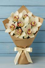 Букет цветов из:  Орхидеи и Розы в Большегривском